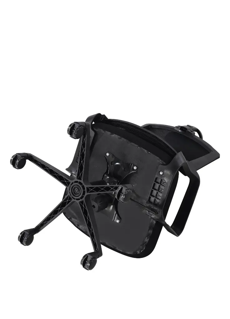 SILLA GERENCIAL BRAZOS FIJOS DOMUS NEGRA ERGONOMICA CABECERO