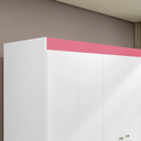 ARMARIO CLOSET VERSA BLANCO 6 PUERTAS 153 X 182 X 46 2 CAJONES