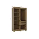 Closet 4P Barcelona Castaño 3.webp