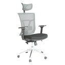 SILLA OFICINA ERGONÓMICA AJUSTABLE PRESIDENTE GRIS OSAKA