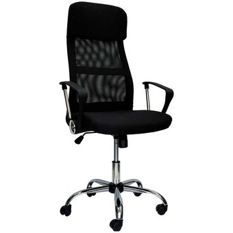 SILLA DE OFICINA GERENCIAL EMPIRE NEGRO LK-2296