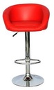 SILLA BAR ROJO INDIANA BUTACO GIRATORIO