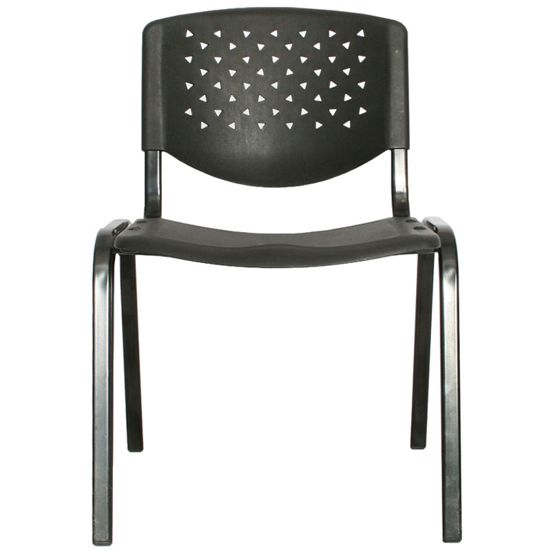SILLA RISMA ESTRUCTURA NEGRA / SIN TAPIZAR / ARMADA / PLASTICO NEGRO