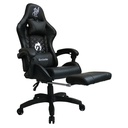 SILLA GAMER REPOSAPIES COJIN CERVICAL RECLINABLE UMEKO NEGRA