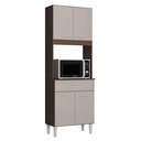 ALACENA KELLY CAPUCHINO HUESO 4 PUERTAS COCINA