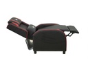 SOFÁ SILLA GAMER SILLÓN KRATOS RECLINABLE PARA OFICINA 2 COJINES CUERO
