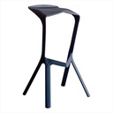 SILLA BAR PIZZA ALTA - NEGRO