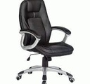 SILLA ESTOCOLMO ALTA / BASE NYLON / ESPALDA Y ASIENTO EN CUERO SINTETICO