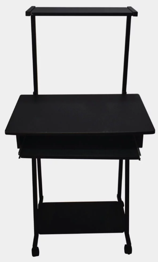 ESCRITORIO DE MADERA COMPACTO ESTUDIANTIL NEGRO MADERA