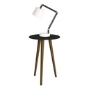 MESA LATERAL DE CENTRO ALTA BRILLANTE PRETO FOSCO