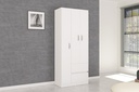 CLOSET ARMARIO LISBOA BLANCO 3 PUERTAS 183X74 CM