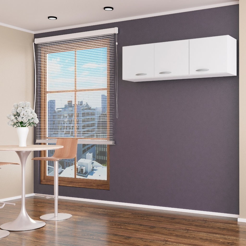 MUEBLE AEREO BLANCO 36X120X32 SUPERIOR BLANCO COCINA