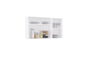 MUEBLE AEREO SUPERIOR BRUNA COCINA CON VIFRIO 120CM X 61CM