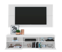 RACK MAS PANEL PARA TV 65 PULGADAS FLORIDA BLANCO MDP