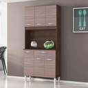 ALACENA DE COCINA CASSIA 6 PUERTAS 172X 106 CM MARRON