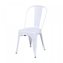 SILLA DE RESTAURANTE TOLIX BLANCA METALICA EXTERIOR ROBUSTA COMEDOR