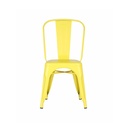 SILLA RESTAURANTE COMEDOR METALICA AMARILLA TOLIX