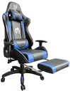 SILLA GAMER RECLINABLE ERGONOMICA AZUL KITSUNE