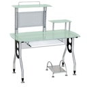 ESCRITORIO GAUDI VIDRIO SANDBLASTING TEMPLADO 8MM/120X60CM