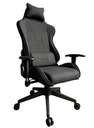 SILLA GAMER GRIS RECLINABLE EN PAÑO PRO GIRATORIA HIROTO