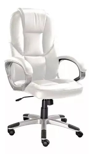 SILLA EJECUTIVA IZA EN CUERO PU ERGONOMCA - BLANCA