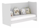CUNA ARCÁNGEL 4 EN 1 MINI CAMA SOFÁ ESCRITORIO BLANCO MDP 15MM