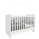 CUNA ARCÁNGEL 4 EN 1 MINI CAMA SOFÁ ESCRITORIO BLANCO MDP 15MM