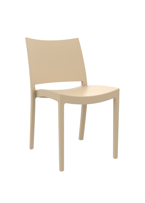 SILLA DE RESTAURANTE POLIPROPILENO CAFE MONOCONCHA