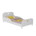 CUNA CAMA REY REINA CON COLCHON BLANCO 190X 90 CM 