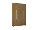 ARMARIO CLOSET BARCELONA 4 PUERTAS CASTAÑO MDP  120X202X47CM DORMITORIO