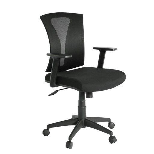 [003-0726] SILLA OFICINA ERGONÓMICA GERENCIAL BRAZOS AJUSTABLES PRAGA
