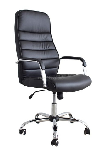 [003-1032] SILLA OFICINA CURUMANI PRESIDENTE ALTA CUERO SINTÉTICO NEPAL