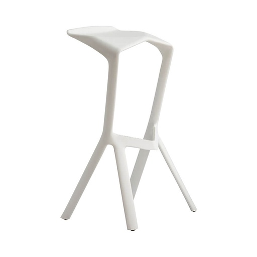 [121014] SILLA BAR PIZZA ALTA - BLANCA