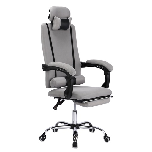 [104016] SILLA GAMER MALLA GRIS RECLINABLE SKY TOWER DESCANSAPIES