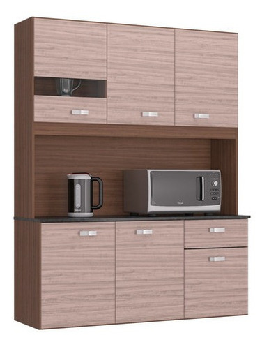 [170066] ALACENA LILI 6 PUERTAS 135X105 CM CAJON COCINA MDP COLGANTE