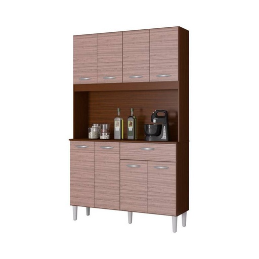 [172001] ALACENA CASSIA 8 PUERTAS CAPUCHINO ALMENDRA MDP