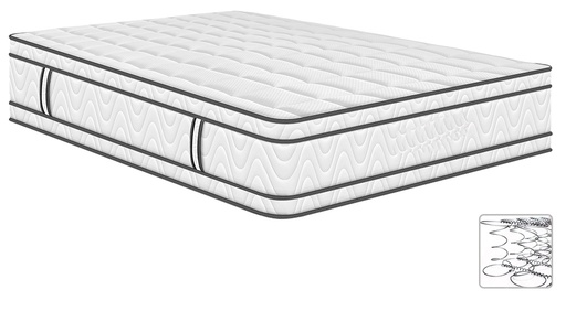 [PILLOW120] COLCHON PILLOW ORTOPEDICO RESORTES 120 X 190 CM